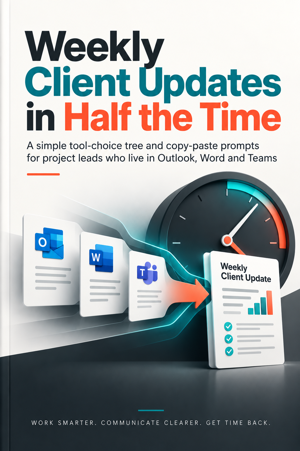 Weekly Client Updates in Half the Time cover